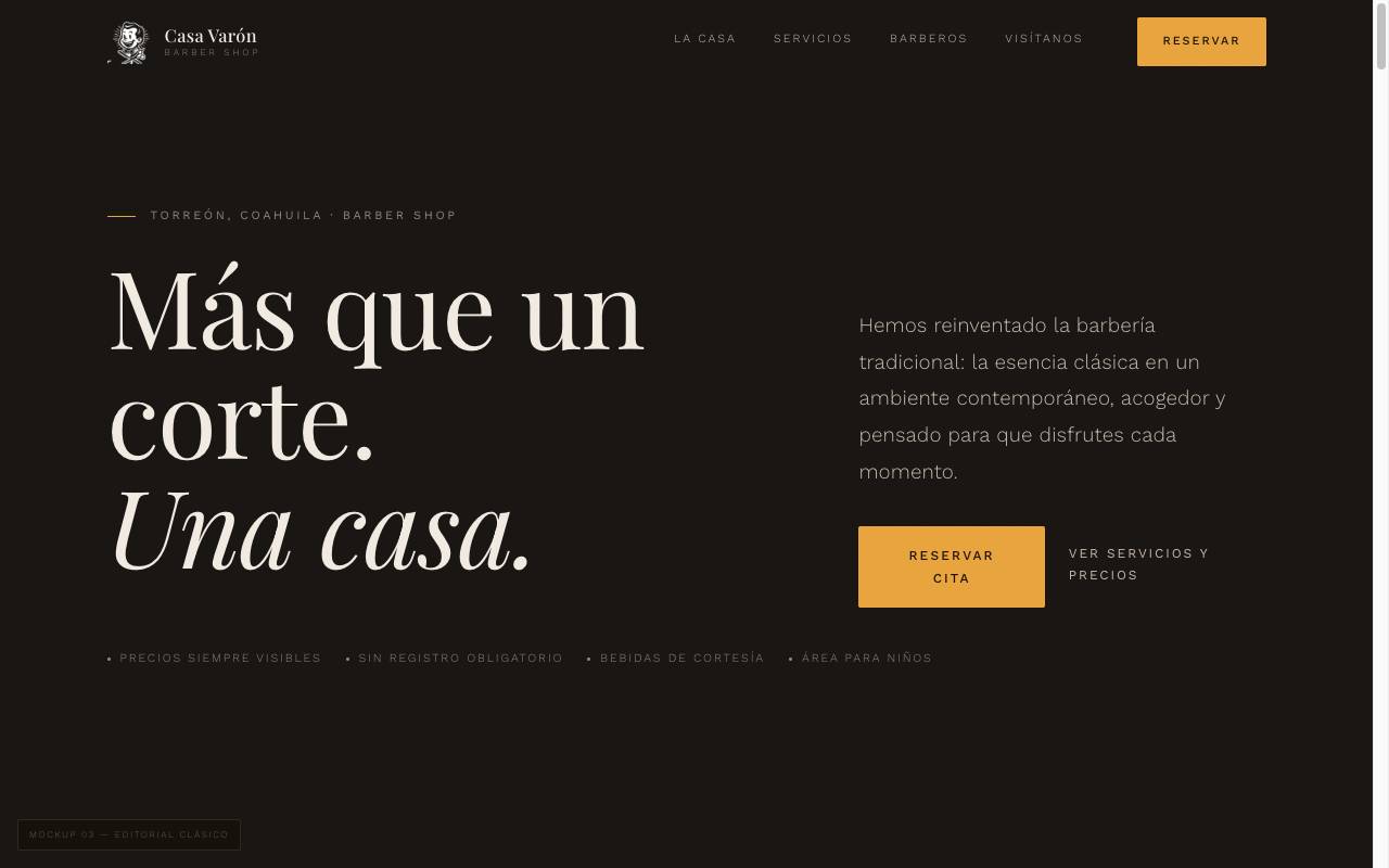 Vista previa del mockup Editorial Clásico